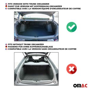 BMW 3 Series E90 Trunk Mat - Omac - Proline Premium TPE - Black - '04-'11